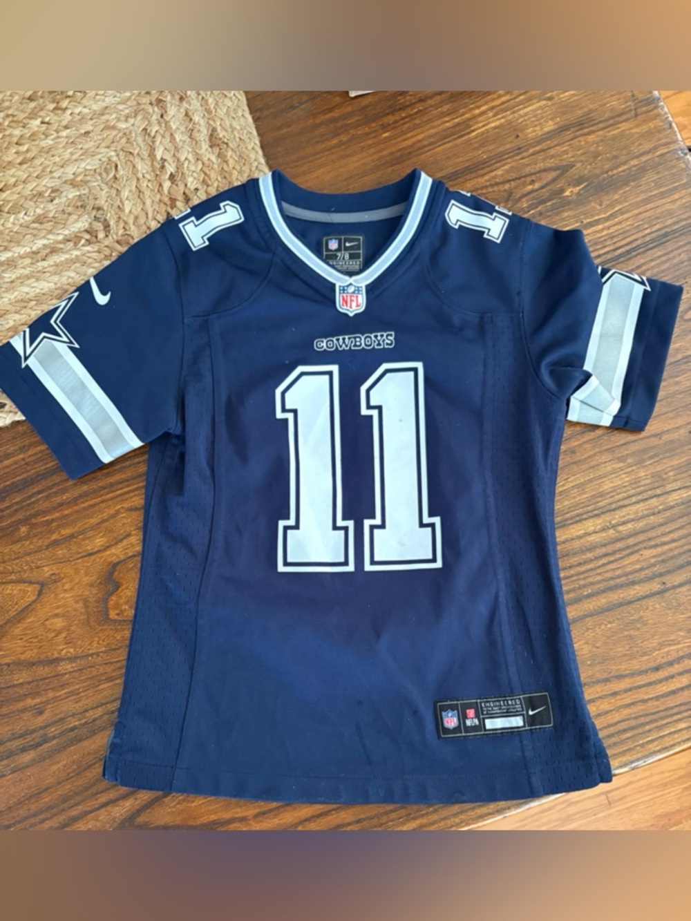 Nike Kids Dallas Cowboys #11 Jersey in Navy and White